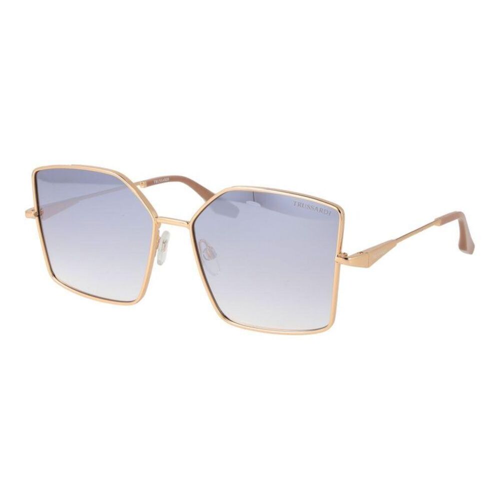 Trussardi Metal Frame Sunglasses with Gradient Lenses Women Gold